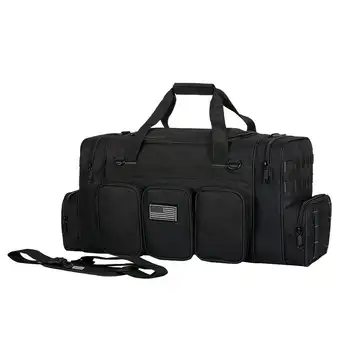 22-дюймовая тактическая спортивная сумка K-Cliffs, дорожные спортивные сумки для военных стрельбищ, черные