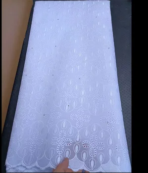 Тюлевая кружевная ткань 2023 Белая Вышитая Нигерийская сетка Вечерние Свадебные платья Женские Высококачественные Африканские Французские Вышиванки