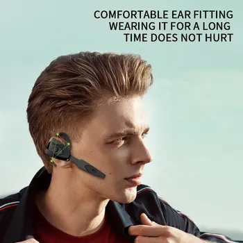Bluetooth 5.0 Беспроводная громкая связь с одним ушным крючком Наушники для PS3 Кнопка Силикагелевые наушники с микрофоном